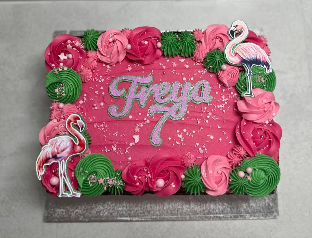 Name and Number Card Cake Topper | Personalised | Glitter | Foil