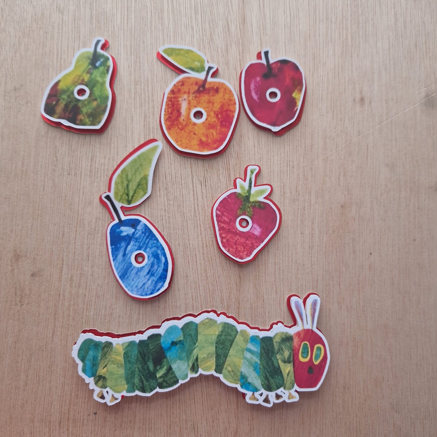 The Very Hungry Caterpillar Cake Charms Set | Printed