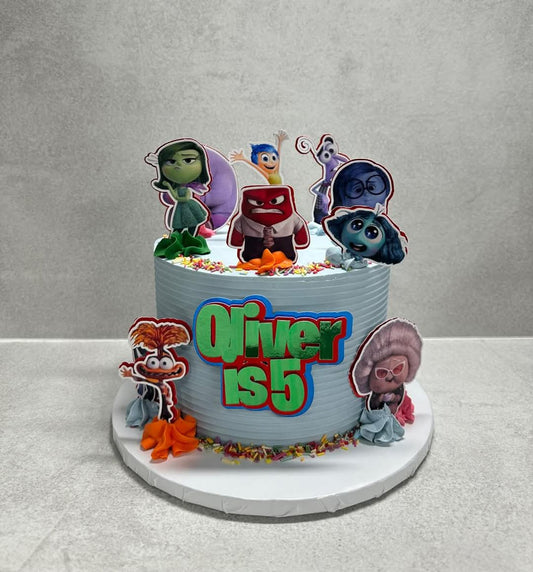 Inside Out Emotions Cake Topper Set
