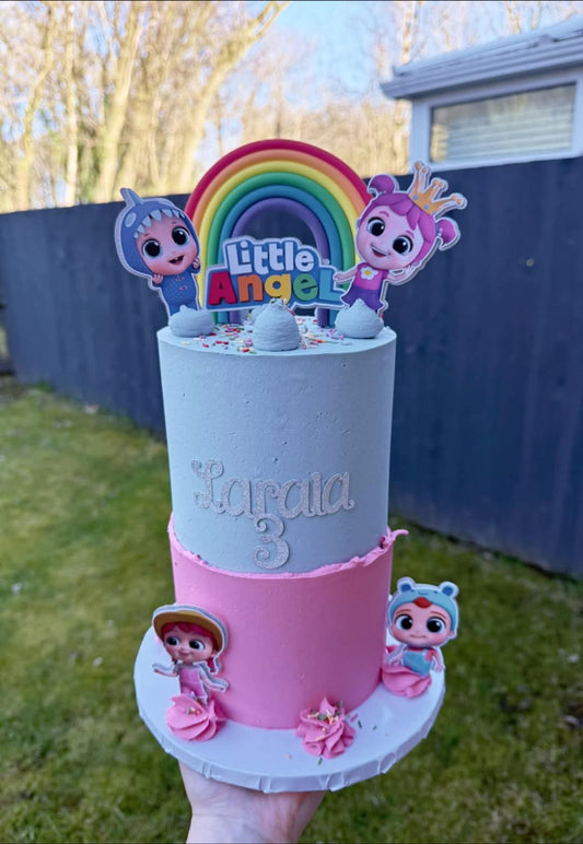 Little Angel Cake Topper Set